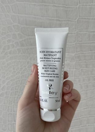 Sisley mattifying moisturizing skin care with tropical resins2 фото