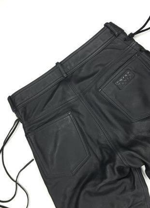 Мужские кожаные мотоштаны ixs - 48 - m мото брюки брюки6 фото