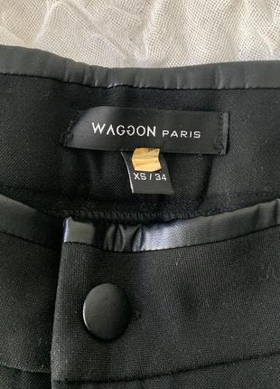 Класичні вузькі прямі брюки waggon paris xs