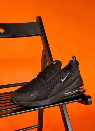 Nike air max 270 black кроссовки3 фото