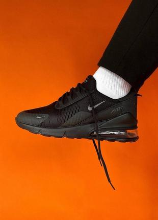 Nike air max 270 black кроссовки4 фото