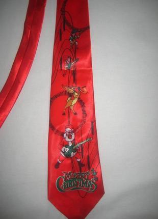 Музичний краватка merry christmas4 фото