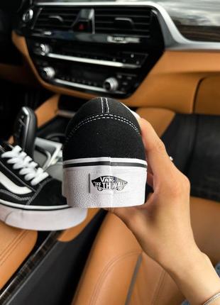 Женские кеды vans old skool platform black white 36-37-38-39-40