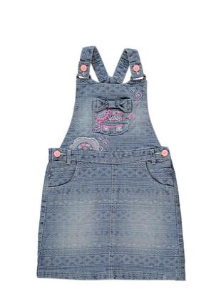 Новый джинсовый сарафан george р.1,5-2 года
