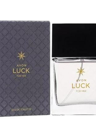 Туалетна вода для чоловіків avon luck 30 мл avon