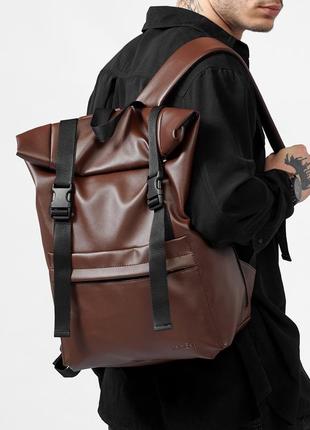 Рюкзак ролл sambag унисекс rolltop milton шоколадный