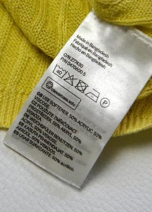 Нежный желтый джемпер ажурной вязки кофта5 фото