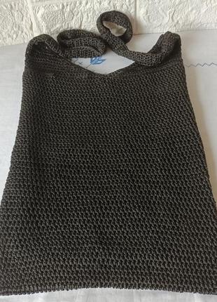 Плетена сумка невелика5 фото