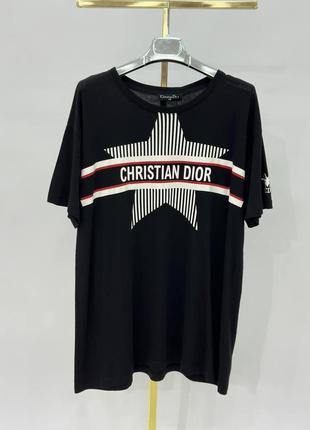 💜є наложка 💜lux якість💙жіноча футболка "christian dior"✅дуже тягнеться✅3 фото