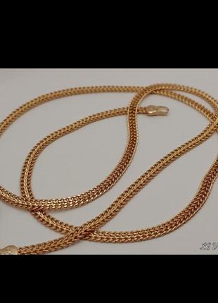 Роскошная позолоченная цепочка унисекс! плетение персидская ночь💥❤️
