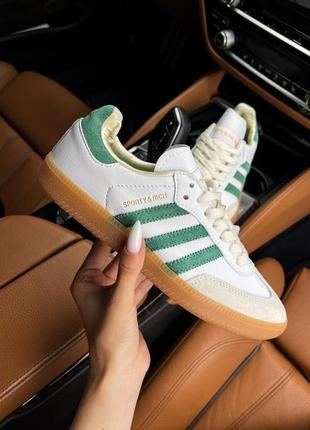 Чоловічі кросівки adidas sporty & rich white green 40-41-42-43-44