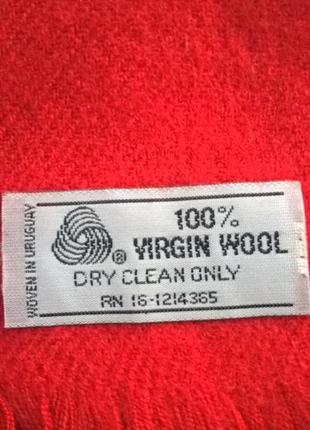 Эксклюзивный шарф из уругвая 100% virgin wool (шерсть молодой овцы)2 фото