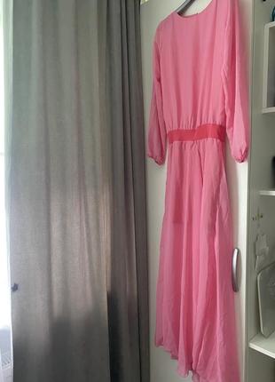 Праздничное розовое платье для фотосессий3 фото
