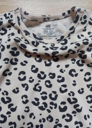 Боди h&amp;m, 6-9 мес. 2
