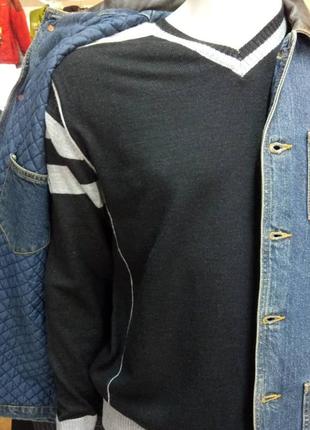 Мужская  джинсовая куртка3 фото