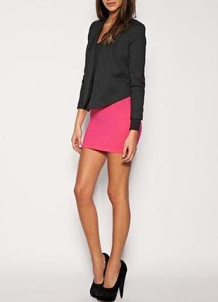 Тепла рожева спідниця міні