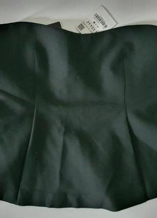 Блузка корсетная zara с баской1 фото