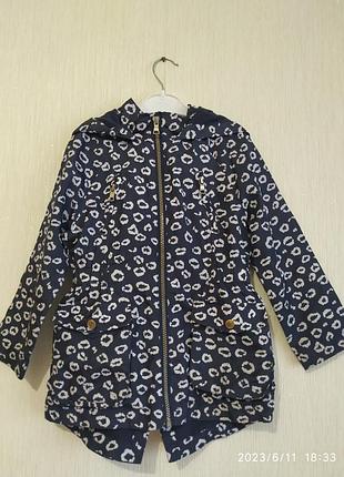 Вітровка на флісі на дівчинку на 4-5 років