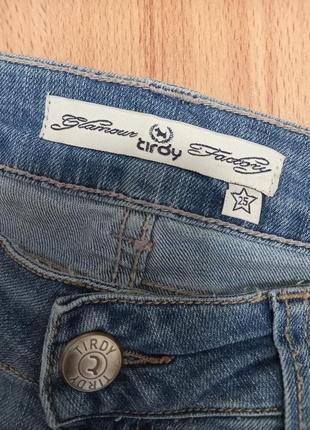 Шорты джинсовые с манжетом tirdy glamour factory р.253 фото