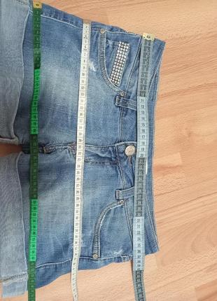 Шорты джинсовые с манжетом tirdy glamour factory р.256 фото