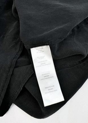 Equipment темно-серая, графитовая шелковая майка, блуза из шелка (черная)6 фото