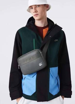 Чоловіча сумка бананка lacoste слінг барсетка придбати