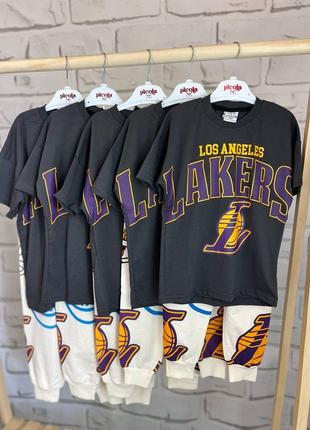 Костюм трикотажный на мальчика lakers возраст 2-8 лет3 фото