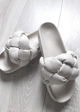 Шлепанцы h&m тапочки h&m