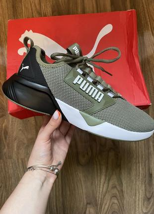 Кросівки чоловічі puma retaliate trainers deep lichen grn