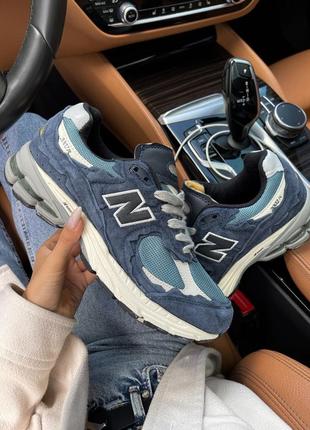 Мужские кроссовки new balance 2002r protection pack navy blue 41-42-43-44-45