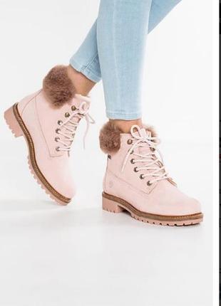 Ботинки tamaris розовые р.421 фото