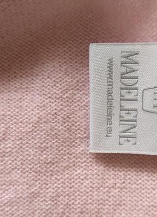 Кашемировая розовая накидка пончо madeleine4 фото