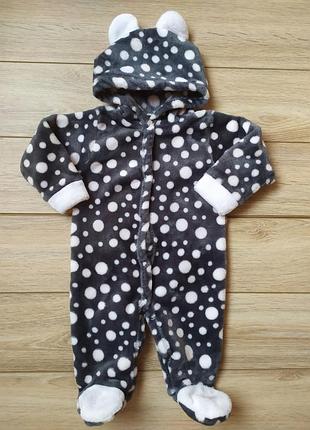 Флисовый комбинезон / человечек / кенгуру