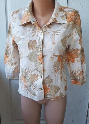 Льняна блуза santarelli1 фото