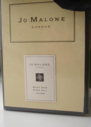 Jo malone wood sage & sea salt 100 мл, парфюм,ниша2 фото