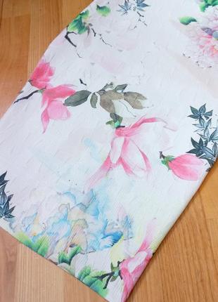 Юбка river island с цветочным принтом летняя миди юбка карандаш1 фото