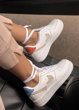 Новая сезонная модель nike в low white в крутом дизайне (весна-лето-осень)😍