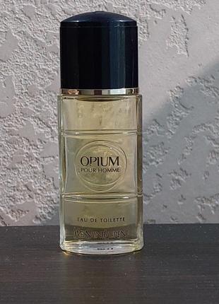 Opium pour homme yves saint laurent, edt, оригинал, винтажная миниатюра, редкость, vintage1 фото