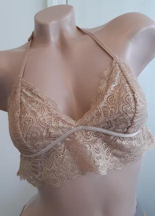 Ажурное бельё, бюстик,  бра, бралетт, размер s, hunkemoller.