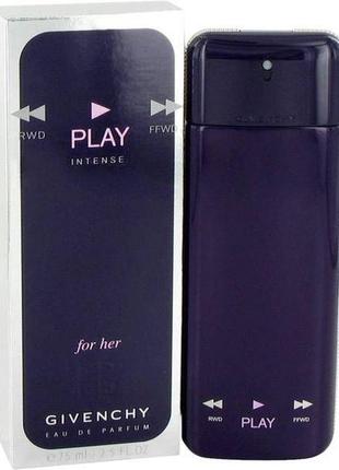 Жіноча туалетна вода givenchy play for her intense 75 мл