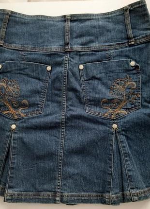 Спідниця джинсова розмір m- l6 фото