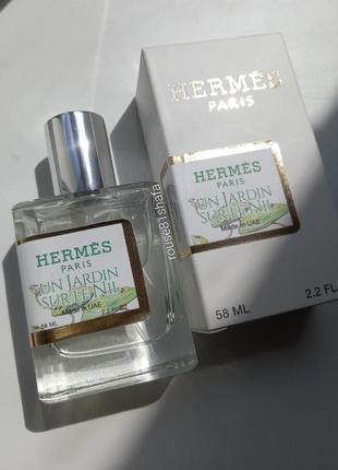 Шлейф духі сади нілу тестер 60 мл духи hermes un jardin sur le nil свіжий парфум в офіс