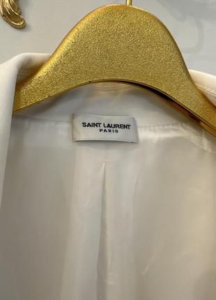 Пиджак в стиле оверсайз модного дома «saint laurent »5 фото