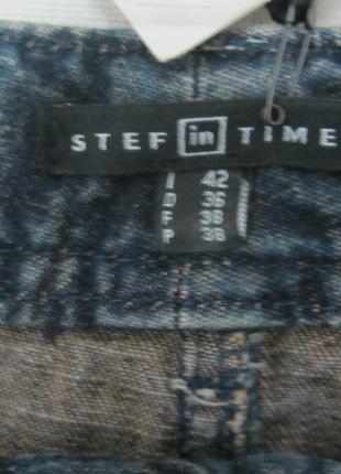 Юбка джинсовая средней длины размер s - m5 фото