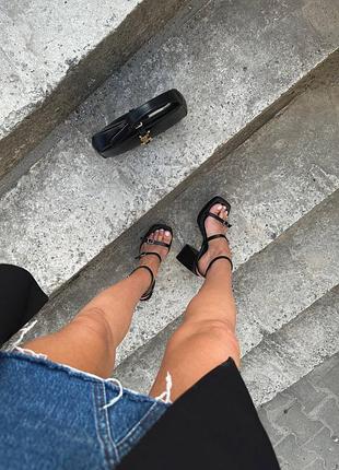 Босоножки натуральная кожа черные белые коричневые