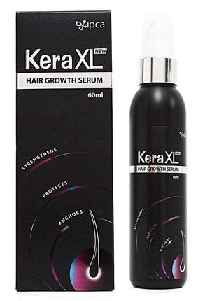 Кера хл 60 мл потужна сиворотка для росту волосся, ipca new kera xl hair growth serum1 фото