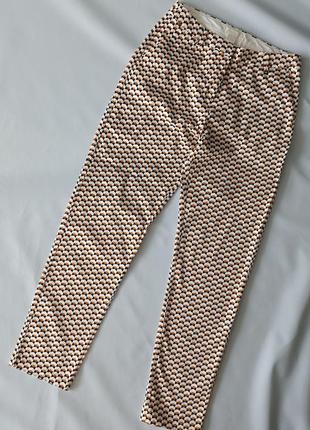 Узкие коттоновые брюки "сигаретки" н&amp;м р.34.8 фото