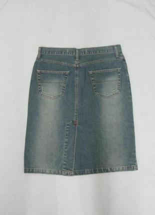 Trf denim спідниця джинсова середньої довжини міді. розмір 40 євро,2 фото