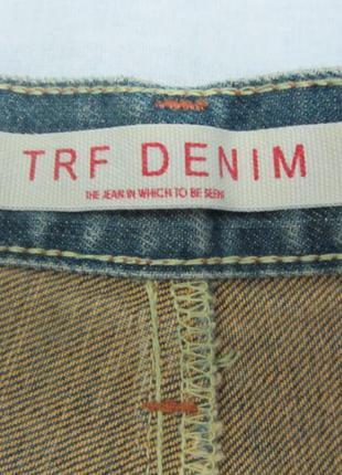 Trf denim спідниця джинсова середньої довжини міді. розмір 40 євро,4 фото