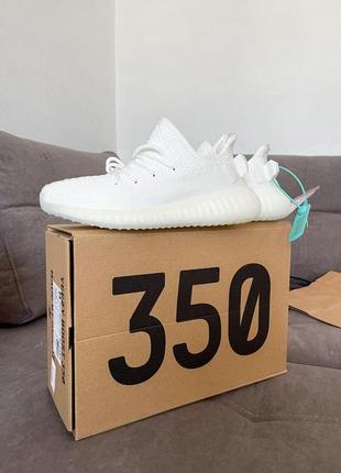 Мужские кроссовки adidas yeezy boost 350 v2 white 40-41-42-43-44